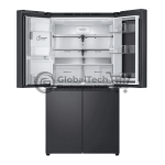 LG French Door Refrigerator with Dispenser & InstaView in Essence Black REF24FFCAB-X