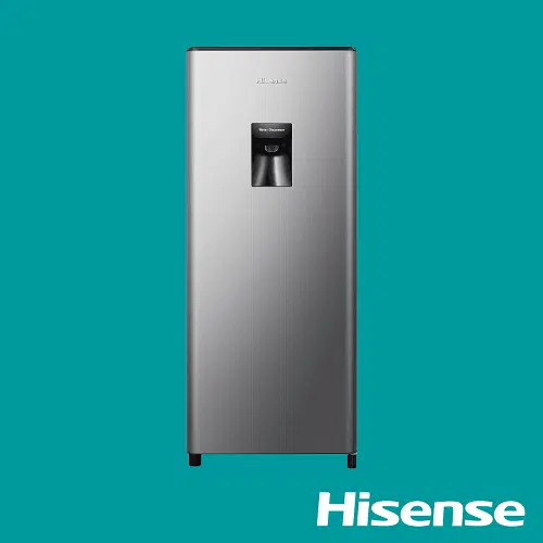 Hisense 177L Single Door Fridge – RR230SB + Water Dispenser