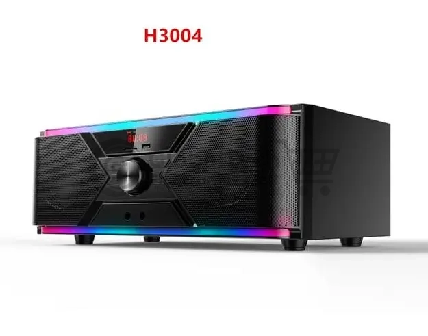 Djack 3004 Mini HiFi Bluetooth Speaker with FM, USB, SD, and Remote – 60W Home Sound System