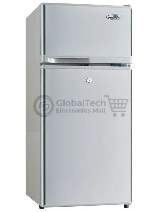 Haier Thermocool 95 Litres Double Door Fridge in Silver – HRF-95BEX