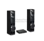 LG 1250W 4.2CH Bluetooth Home Theatre AUD 687 with dual subwoofers and remote control – black tower design