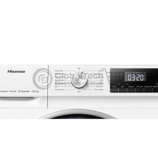 Hisense Front Load Washer Dryer 10kg Wash 6kg Dry Model WDQY1014T