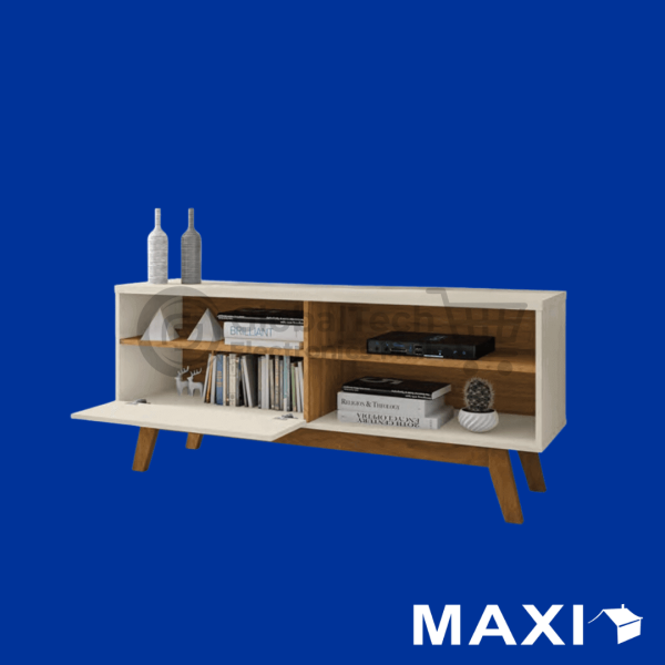 Maxi Paladio 136CM TV Stand – Off White Finish