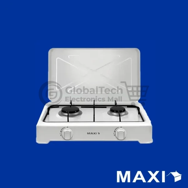 Maxi Tabletop Gas Stove with 2 Burners (200OC)