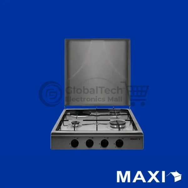 Maxi Tabletop Gas Cooker 3 Burners+1 Electric Plate (411OC)