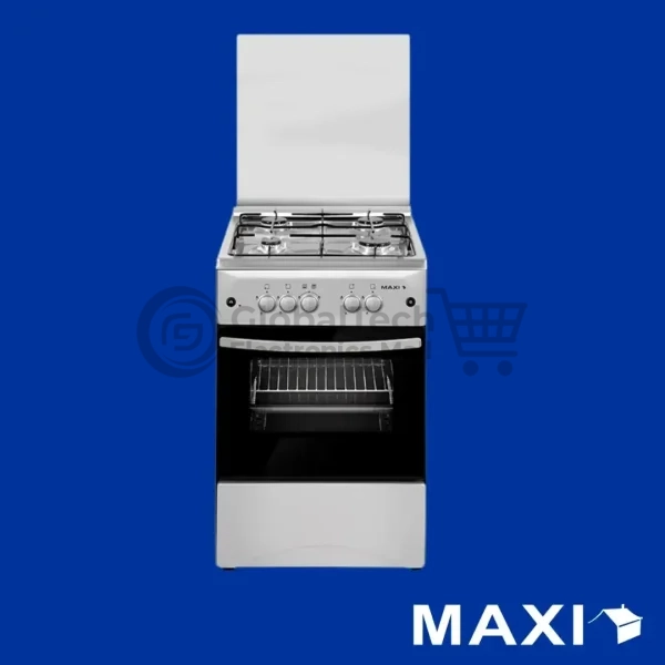 Maxi 50x50cm Gas Cooker – 4 Burners, IGL Inox Finish