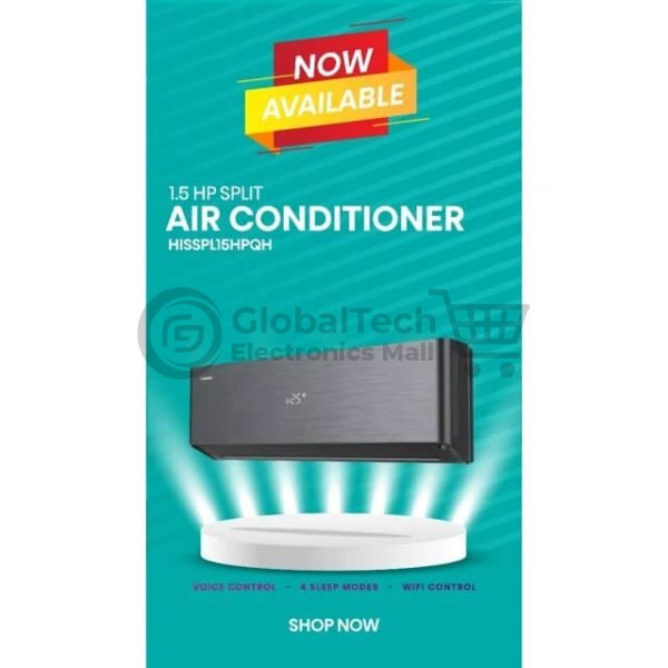 Hisense 1.5HP Inverter Split Air Conditioner – Black (HISSPL15HPQH)