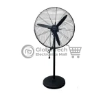 Maxi 26 Standing Industrial Fan – Black (KFS-650)