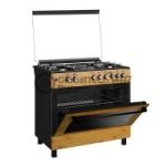 Maxi 60x90 Cooker – 4+2 Burners, Wood (TR)