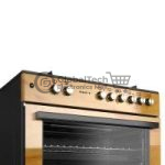Maxi 60x90 Cooker – 4+2 Burners, Wood (TR)