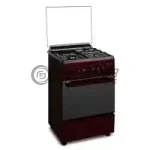 Maxi 60x60 cm Gas Cooker – 3+1 Burners, Red