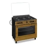 Maxi 60x90 cm Gas Cooker with 5 Burners – Wood