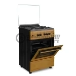 Maxi 60x60 Cooker – 3 Gas+1 Electric Burners,Wood