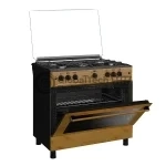 Maxi 60x90 cm Gas Cooker with 5 Burners – Wood