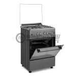 Maxi 60x60 Gas Cooker (3 Gas+1 Electric) – Inox