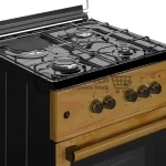Maxi 60x60 Gas Cooker (TR) – IGL Wood, 3+1 Burners