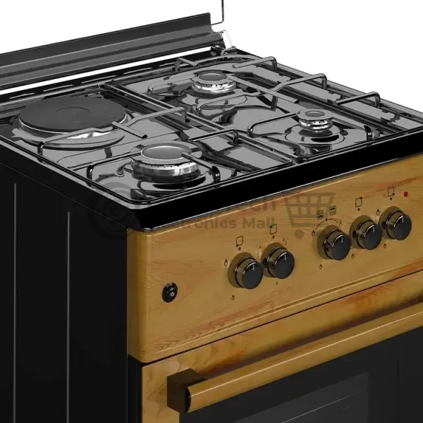 Maxi 60x60 Gas Cooker (TR) – IGL Wood, 3+1 Burners