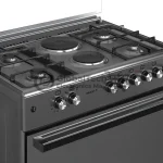 Maxi 60x90 Gas Cooker (4+2) – Matte Inox TR