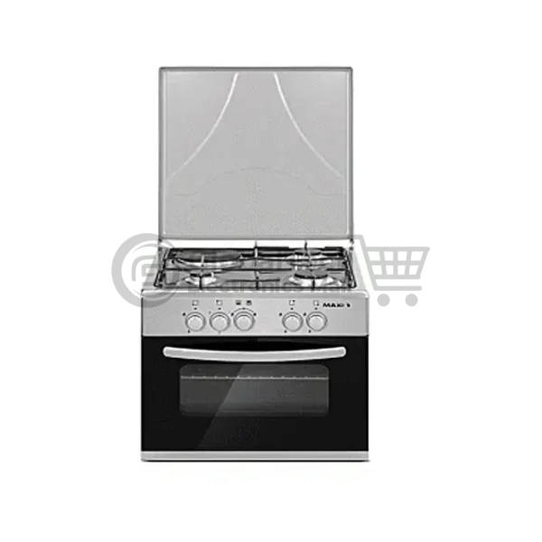 Maxi 50x50 cm Gas Cooker – 3+1 Burners, Inox