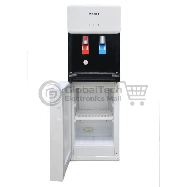 Maxi Water Dispenser with Bottom Fridge 2 Faucets (1675S-B)