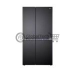 LG 674L Side-by-Side Refrigerator (GC-B257KQJW) – Matte Black