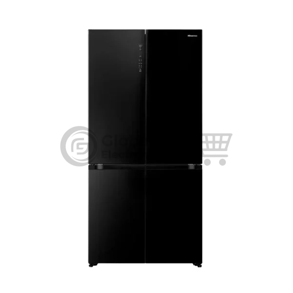 Hisense BCD-605W 591L Cross Door Side-by-Side Fridge – Black
