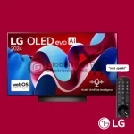 LG 55 OLED C4 4K TV with webOS24