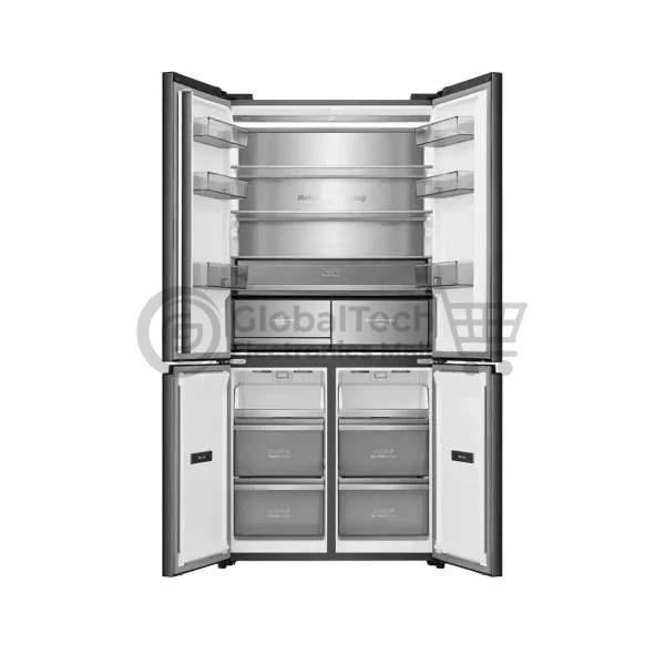 Hisense BCD-605W 591L Cross Door Side-by-Side Fridge – Black