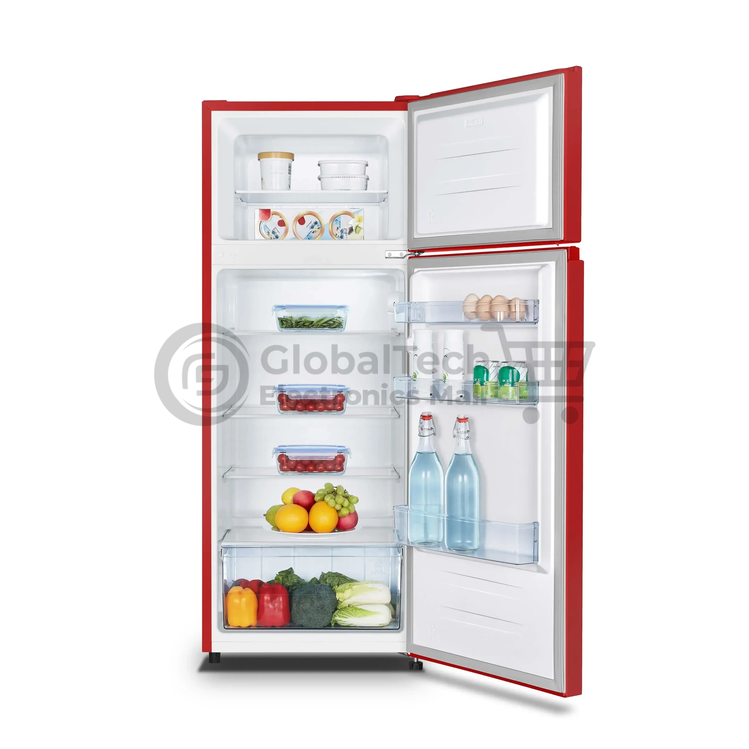 Hisense 205L Top Mount Refrigerator – Red (205DRB)