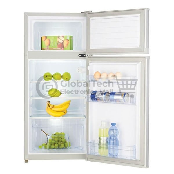 Haier Thermocool 95L Double Door Fridge – Silver (95BEX R6)