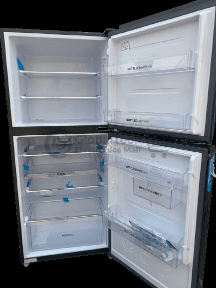 Haier Thermocool 385L Double-Door Fridge – Black