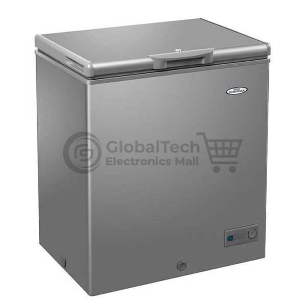Haier Thermocool HTF-100HAS Small Chest Freezer – R6 Silver