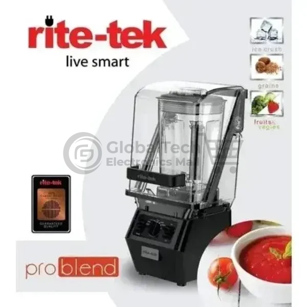 Rite-Tek Pro Blender BL-970 2200W, 2-Liter Capacity