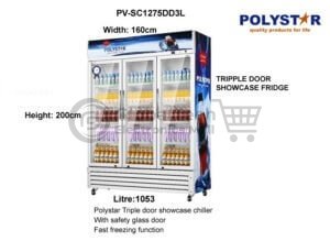 Polystar Triple Door Showcase Chiller –PV-SC1275DD3L