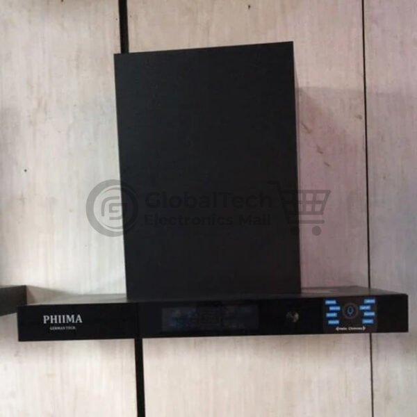 PHIIMA 90cm Flat Voice-Controlled Cooker Hood with Charcoal Filter