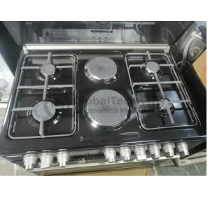 Phiima 90cm Freestanding 4 Gas + 2 Electric Hob with Electric Oven