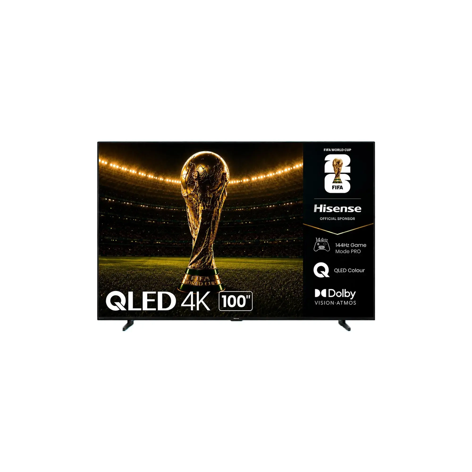 Hisense 100Q7Q 100-Inch QLED 4K Smart TV – 144Hz VRR Gaming TV