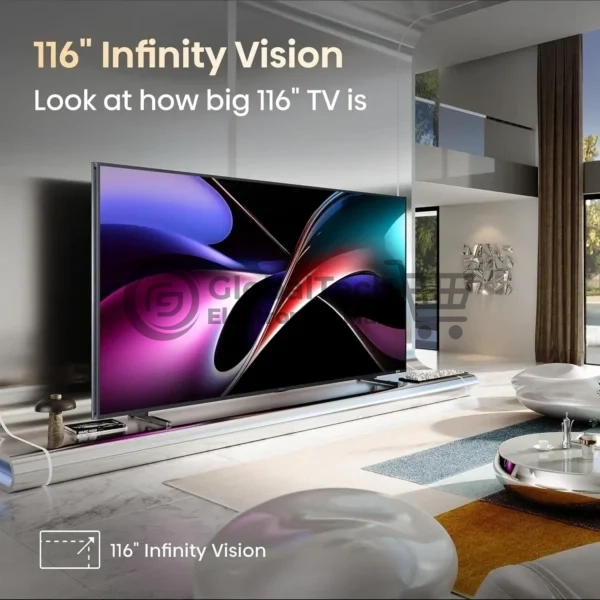 Hisense 116UX 116-Inch ULED RGB-MiniLED 4K Smart TV
