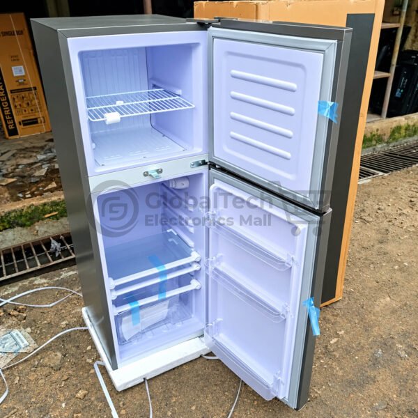 Snowsea BCD 198 Double-Door Refrigerator – 150 Litres, Silver