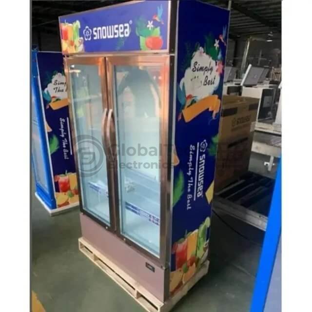 Snowsea LC-700 Double-Door Display Chiller Refrigerator Snowsea LC-700 Double-Door Display Chiller Refrigerator